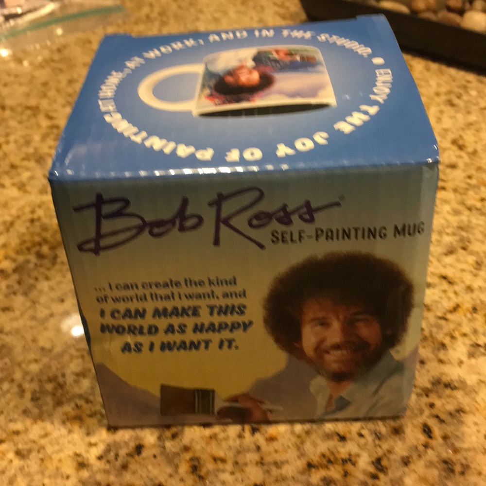 Bob Ross Self-Painting Mug